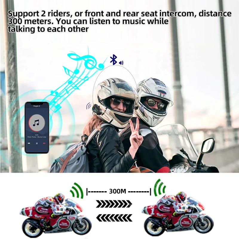 خوذة دراجة نارية لاسلكية Y10 2 - مراجعة Full Face Motorcycle Helmet With Bluetooth وسعره