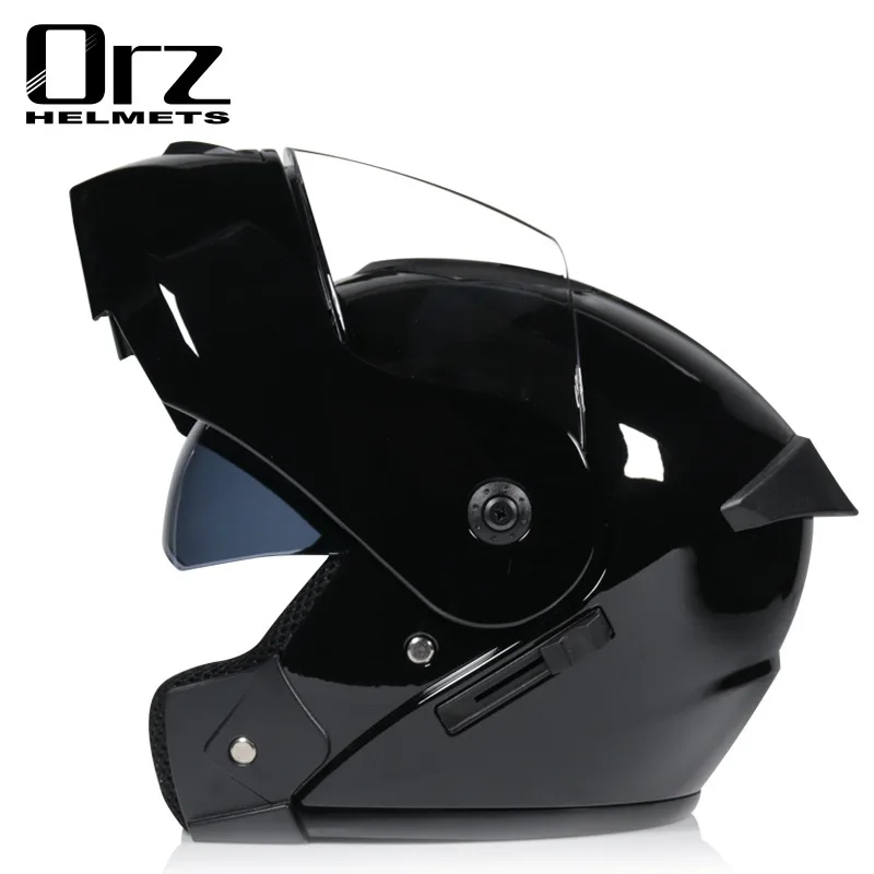 Orz901 عدسة مزدوجة كامل الوجه  - مراجعة Dual Visor Motorcycle Racing Helmet وسعره