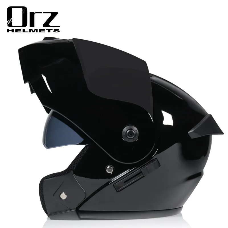 Orz901 عدسة مزدوجة كامل الوجه  - مراجعة Dual Visor Motorcycle Racing Helmet وسعره